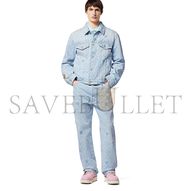 l0vis Vvtt0n jaqueta jeans monogram 1afrxm